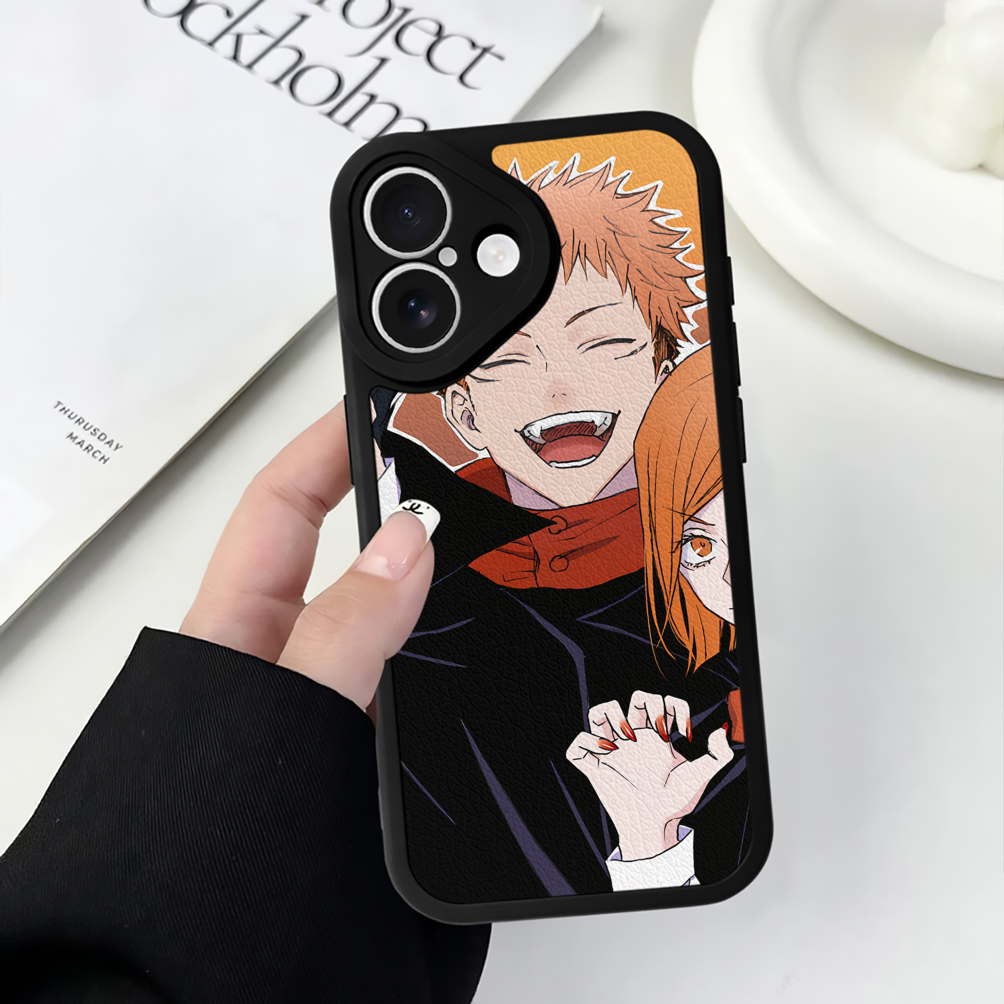 （画像用） SPY×FAMILY间谍家家酒 【iPhone 16シリーズ対応】シリコンスマホケース（レザー調） 材質：シリコン